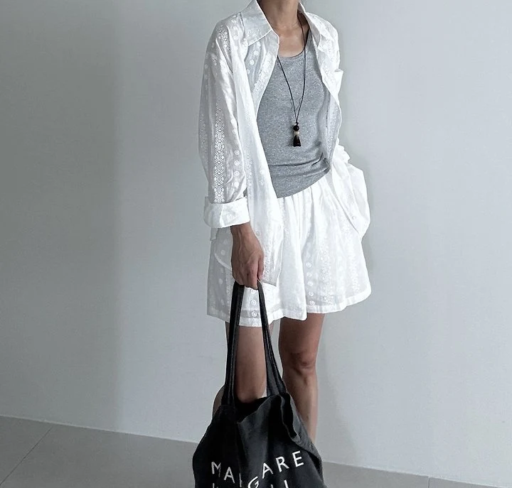 Ripple - Korean Women Fashion - #momslook - Claire Plum Set - 12
