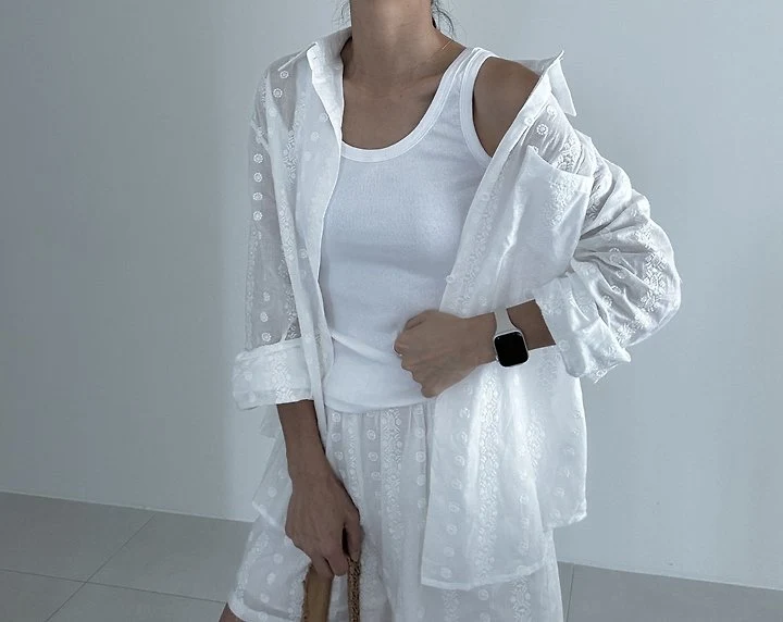 Ripple - Korean Women Fashion - #momslook - Claire Plum Set - 2