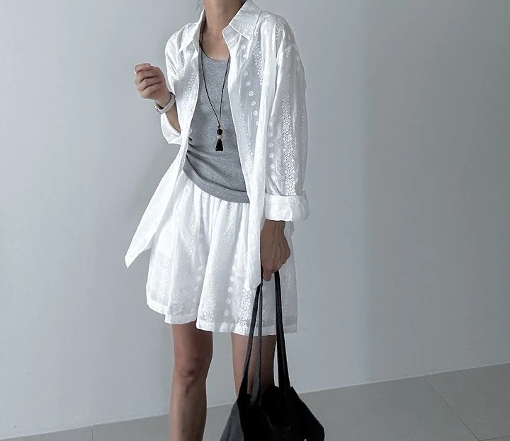 Ripple - Korean Women Fashion - #momslook - Claire Plum Set - 8