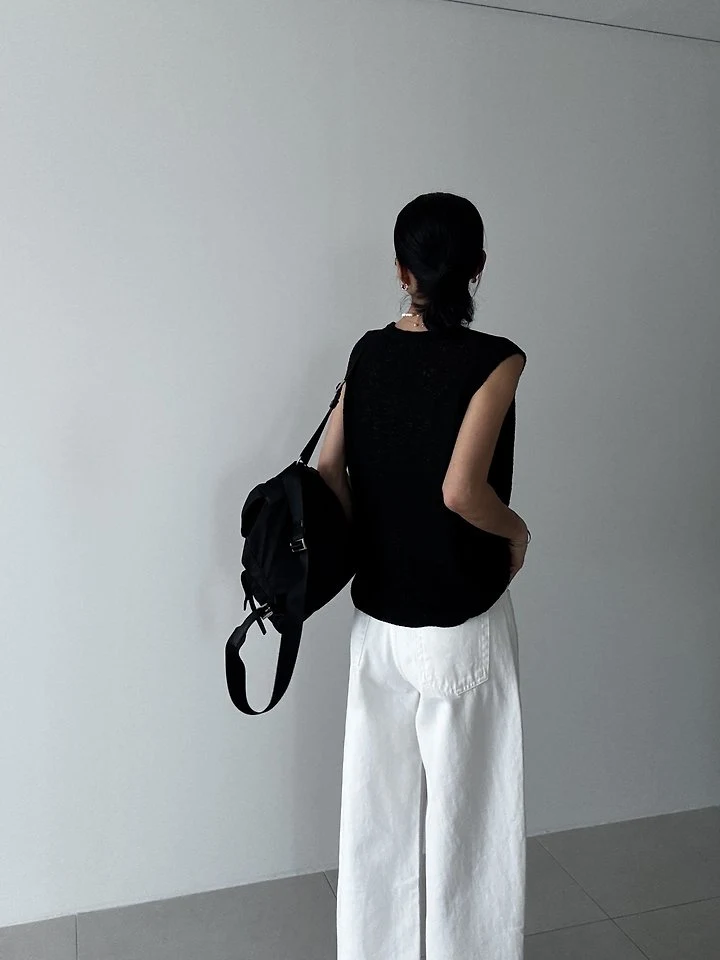 Ripple - Korean Women Fashion - #momslook - Blanc Knit Top - 11