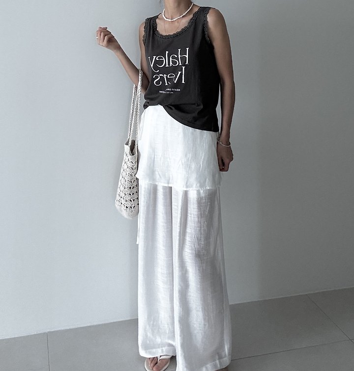 Ripple - Korean Women Fashion - #momslook - Shasha Wrap Pants - 2