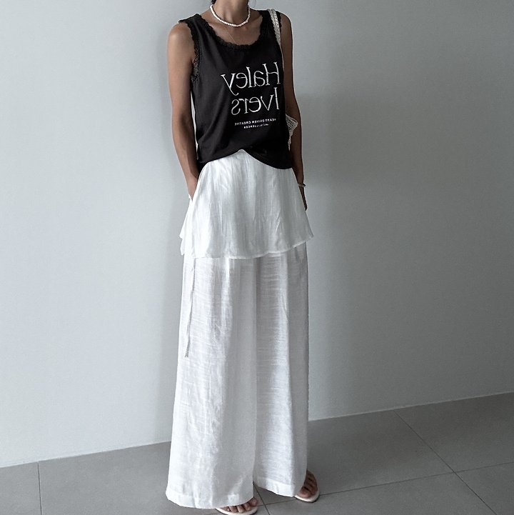 Ripple - Korean Women Fashion - #womensfashion - Shasha Wrap Pants - 4