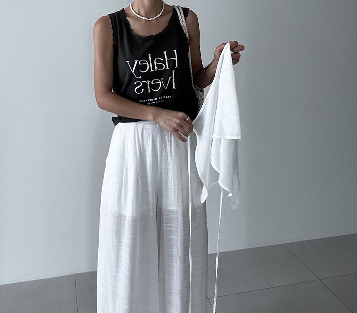 Ripple - Korean Women Fashion - #momslook - Shasha Wrap Pants - 6