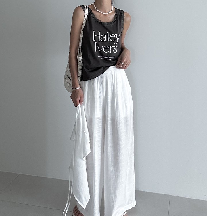 Ripple - Korean Women Fashion - #momslook - Shasha Wrap Pants - 8