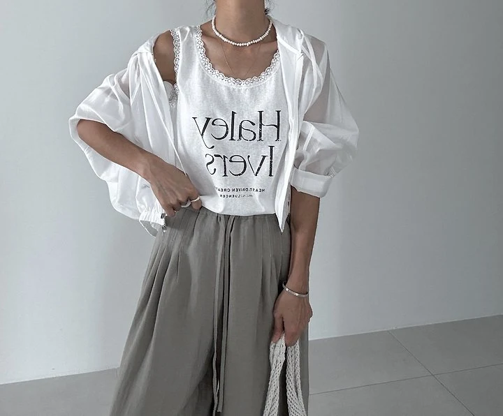 Ripple - Korean Women Fashion - #momslook - Hailey Sleeveless Top - 7