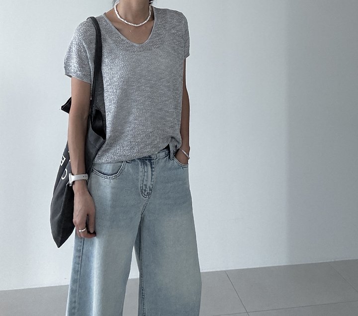 Ripple - Korean Women Fashion - #momslook - Milo Knit Top - 12