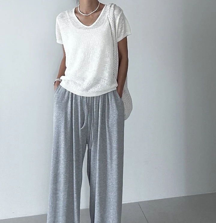 Ripple - Korean Women Fashion - #momslook - Milo Knit Top - 6