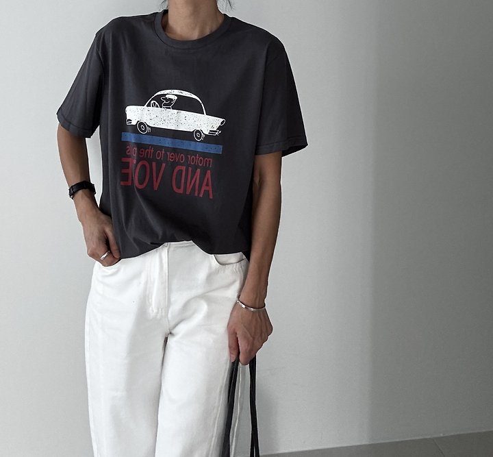 Ripple - Korean Women Fashion - #womensfashion - Ann Boat-Neck Tee - 4