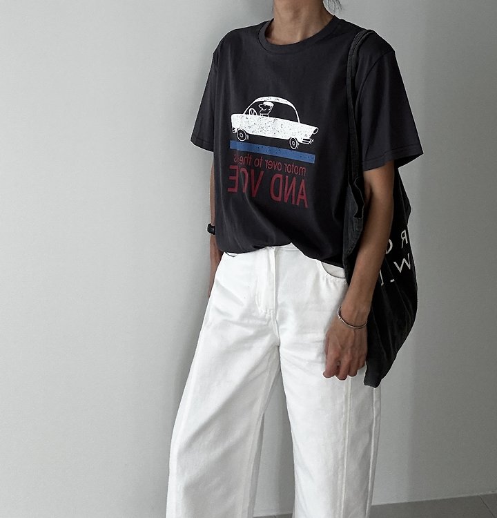Ripple - Korean Women Fashion - #momslook - Ann Boat-Neck Tee - 6