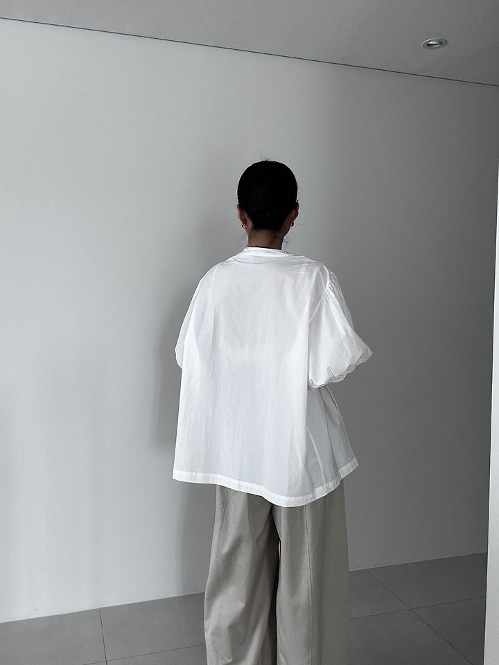 Ripple - Korean Women Fashion - #momslook - Meari Pintuck Blouse - 3