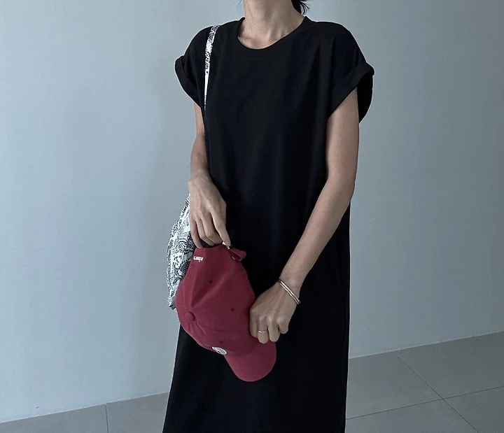 Ripple - Korean Women Fashion - #momslook - Roll-Up Shirt Dress - 8