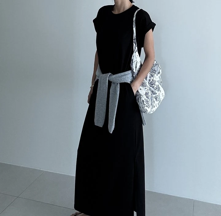 Ripple - Korean Women Fashion - #momslook - Roll-Up Shirt Dress - 9