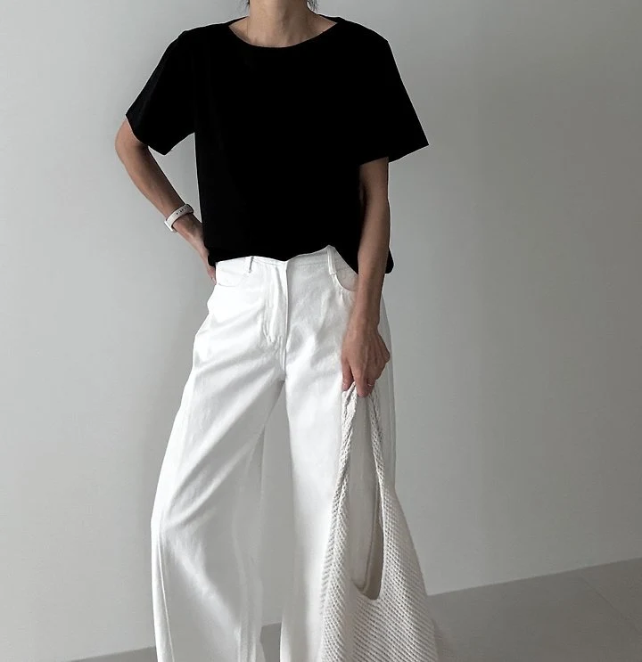Ripple - Korean Women Fashion - #momslook - Cocos Tee - 10