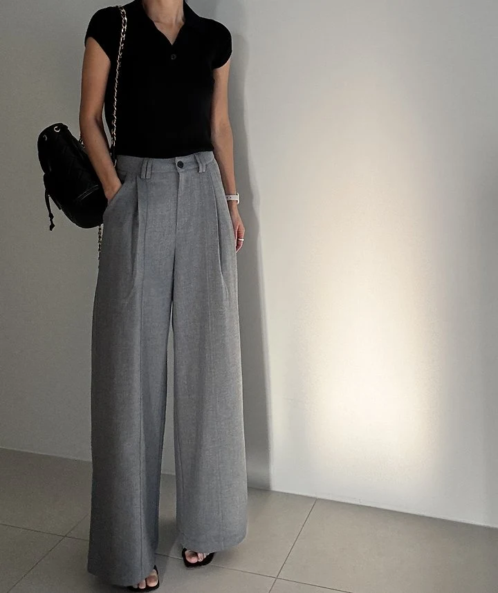 Ripple - Korean Women Fashion - #momslook - Yuki Slacks - 10