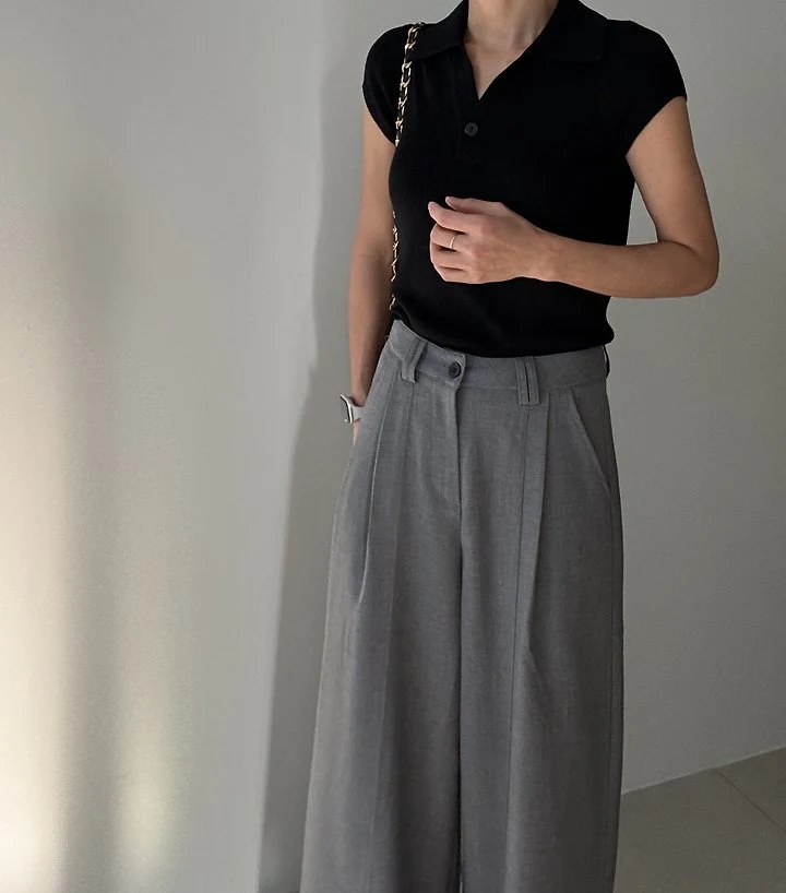 Ripple - Korean Women Fashion - #momslook - Yuki Slacks - 12