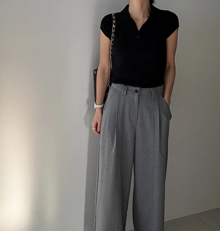 Ripple - Korean Women Fashion - #momslook - Yuki Slacks - 8