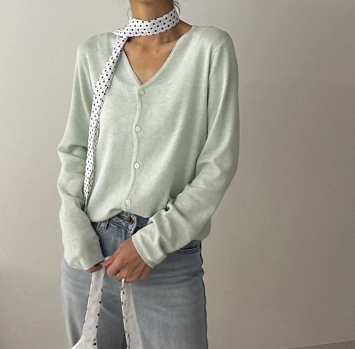 Ripple - Korean Women Fashion - #momslook - Twilly Cardigan - 5