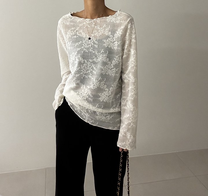 Ripple - Korean Women Fashion - #momslook - Adrian Blouse - 5