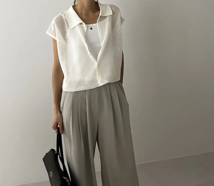 Ripple - Korean Women Fashion - #vintagekidsstyle - Bakey Knit Top - 10