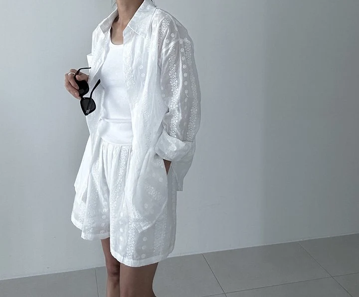 Ripple - Korean Women Fashion - #womensfashion - Claire Plum Set - 3
