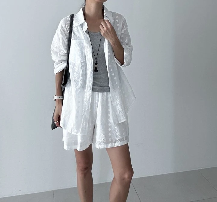 Ripple - Korean Women Fashion - #womensfashion - Claire Plum Set - 7