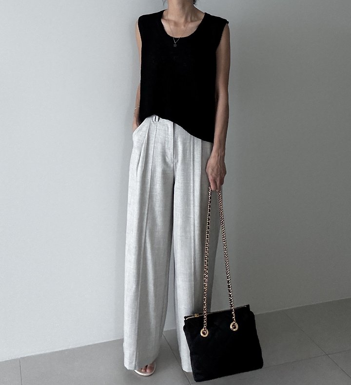 Ripple - Korean Women Fashion - #womensfashion - Blanc Knit Top - 8