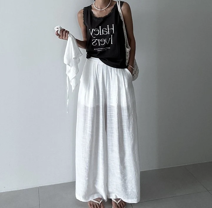 Ripple - Korean Women Fashion - #womensfashion - Shasha Wrap Pants - 7