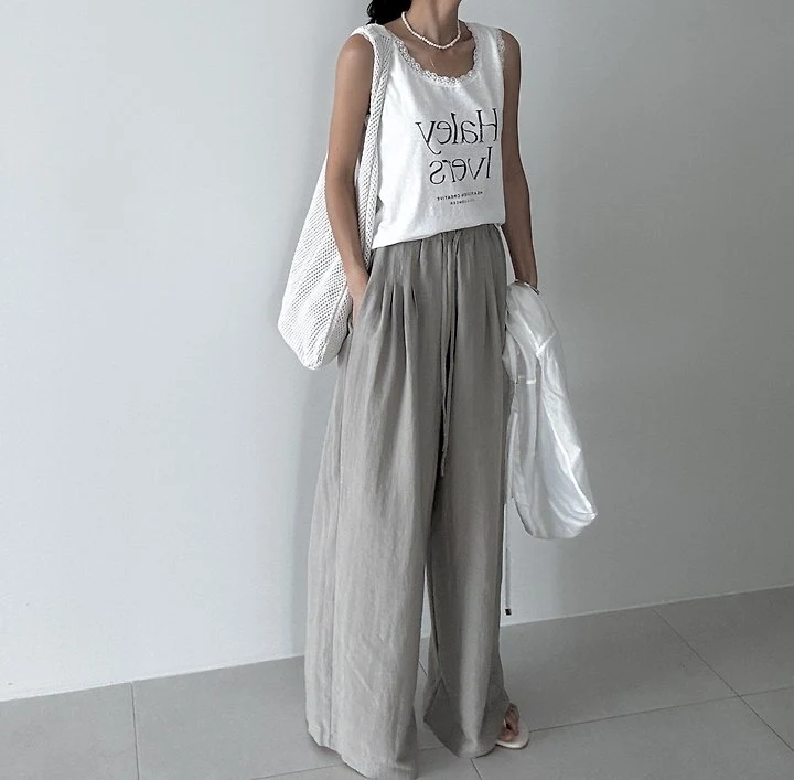 Ripple - Korean Women Fashion - #womensfashion - Hailey Sleeveless Top - 10