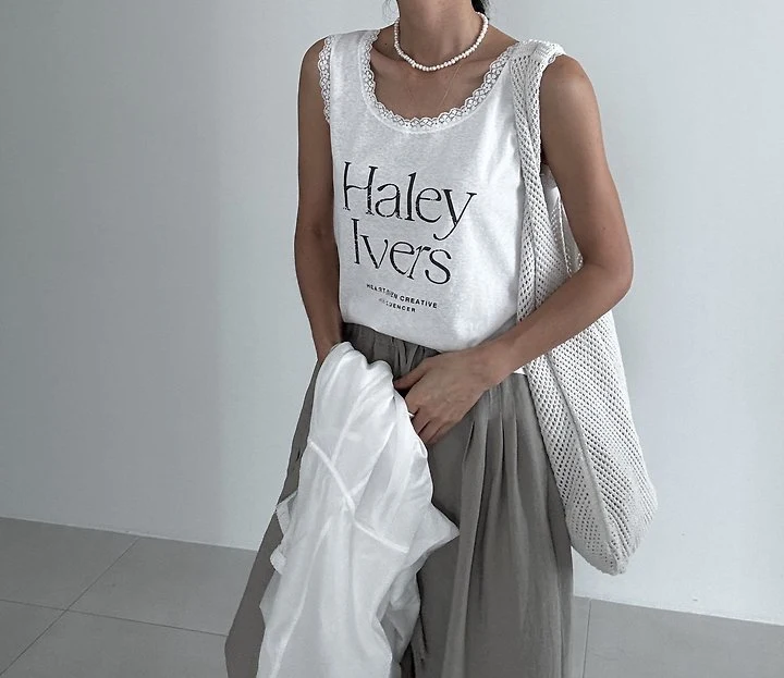 Ripple - Korean Women Fashion - #womensfashion - Hailey Sleeveless Top - 12
