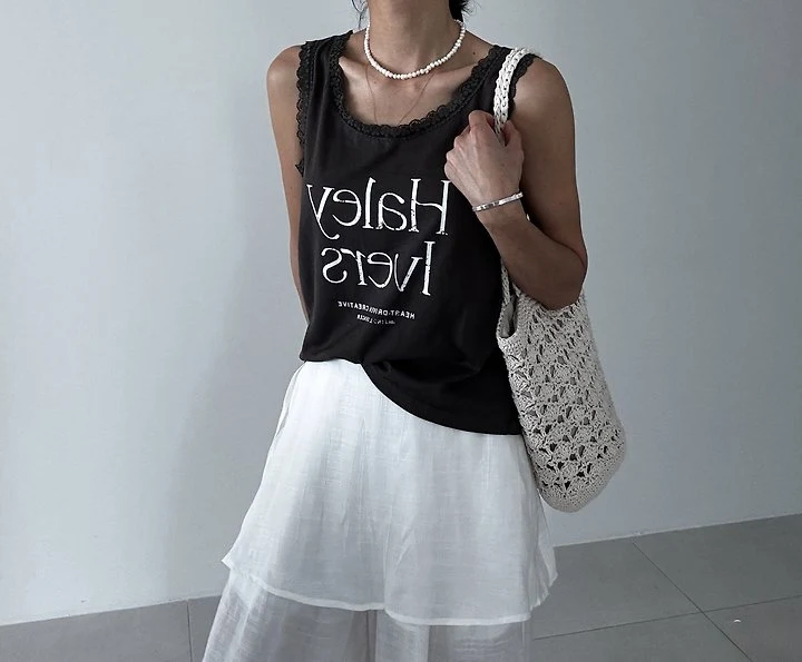 Ripple - Korean Women Fashion - #womensfashion - Hailey Sleeveless Top - 2