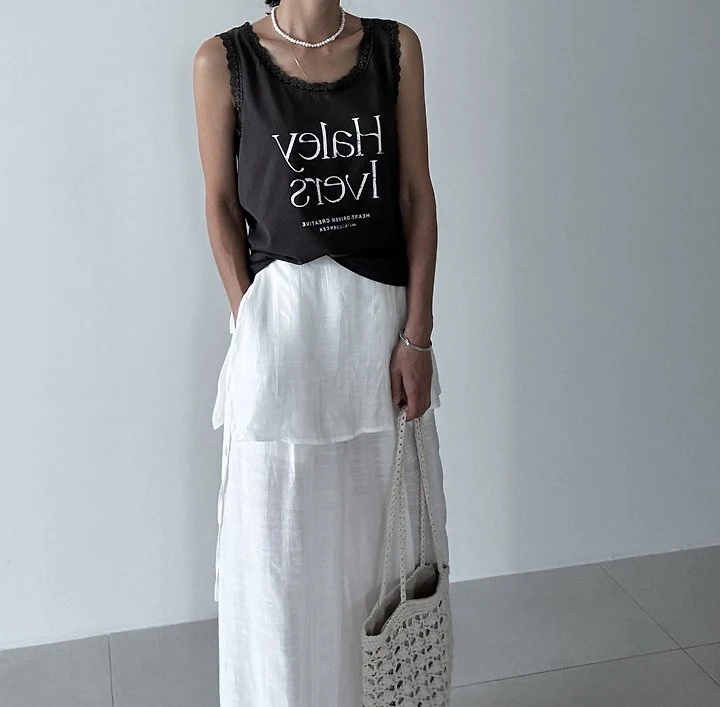 Ripple - Korean Women Fashion - #womensfashion - Hailey Sleeveless Top - 6