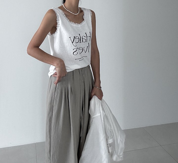 Ripple - Korean Women Fashion - #womensfashion - Hailey Sleeveless Top - 8