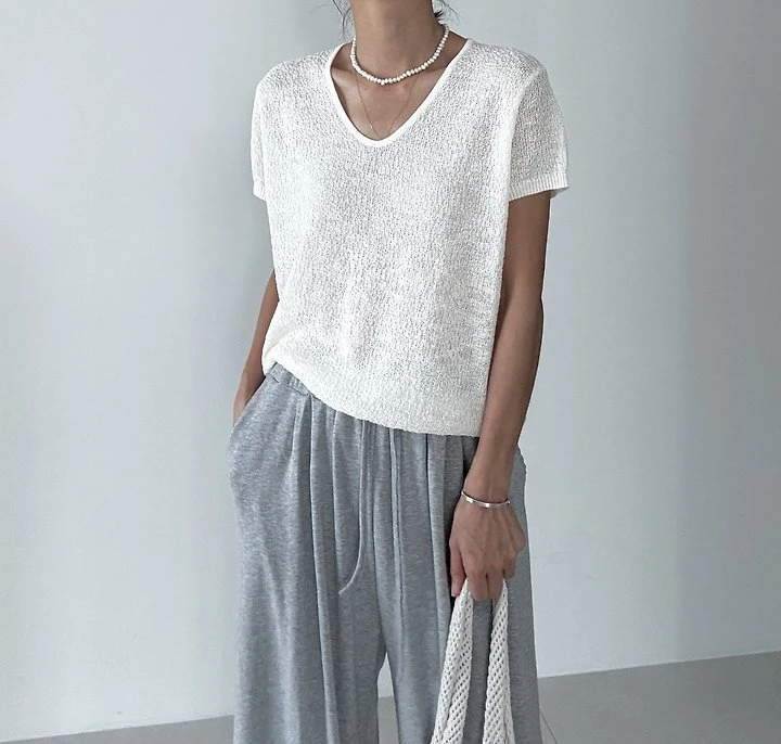 Ripple - Korean Women Fashion - #womensfashion - Milo Knit Top - 3