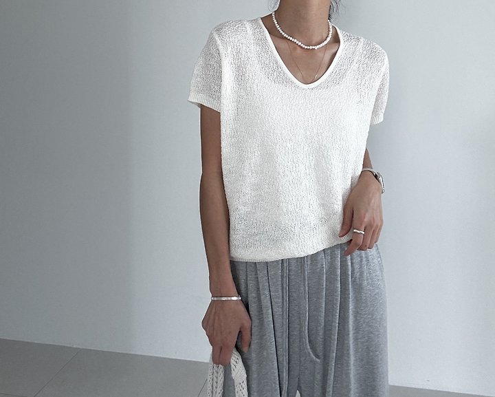 Ripple - Korean Women Fashion - #womensfashion - Milo Knit Top - 5