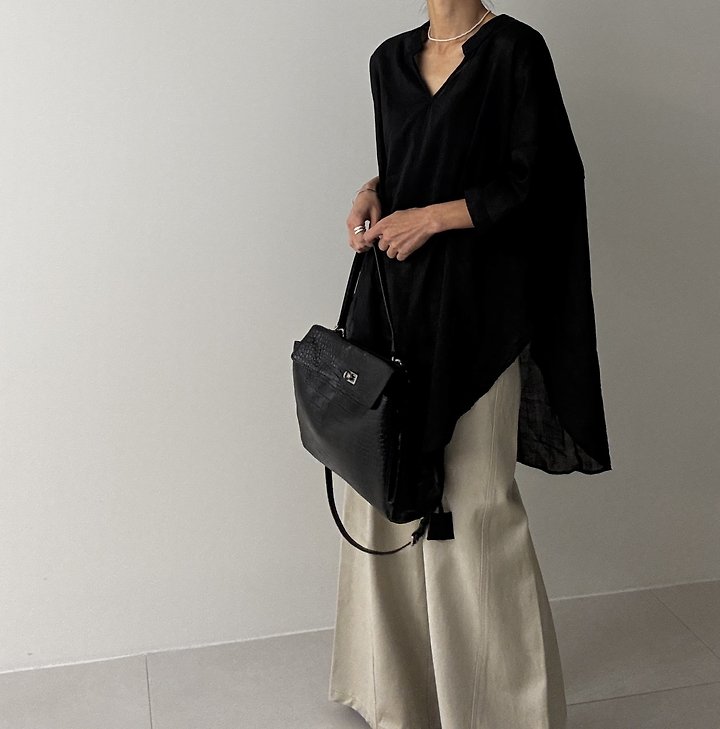 Ripple - Korean Women Fashion - #womensfashion - Fury Long Blouse - 6