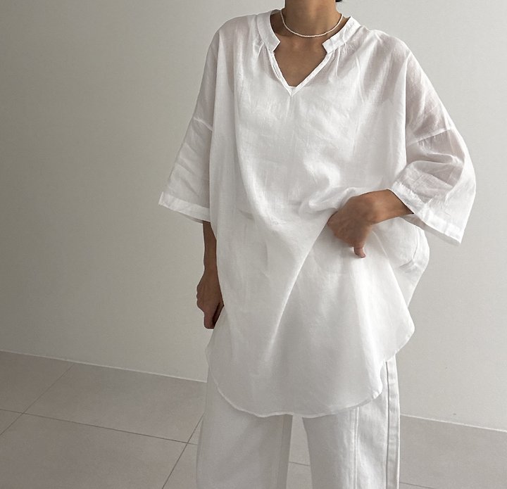 Ripple - Korean Women Fashion - #womensfashion - Fury Long Blouse - 8