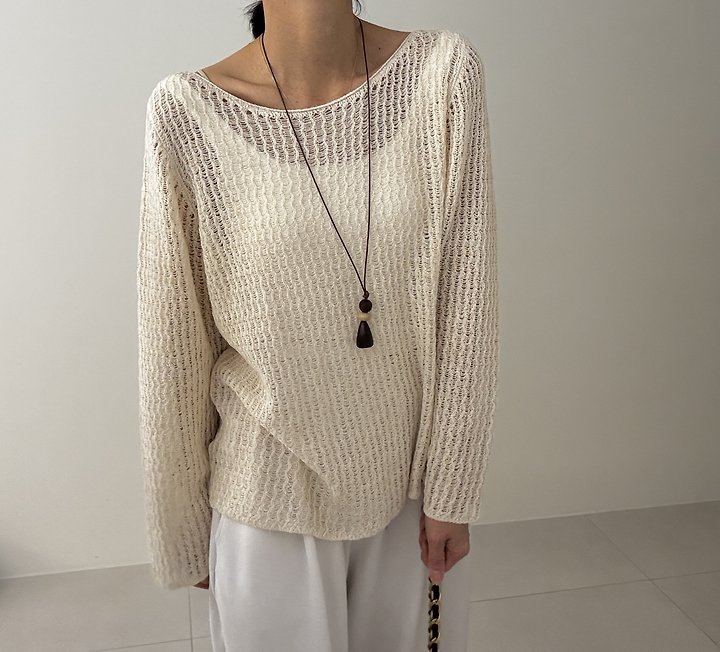 Ripple - Korean Women Fashion - #womensfashion - Lumer Knit Top - 3