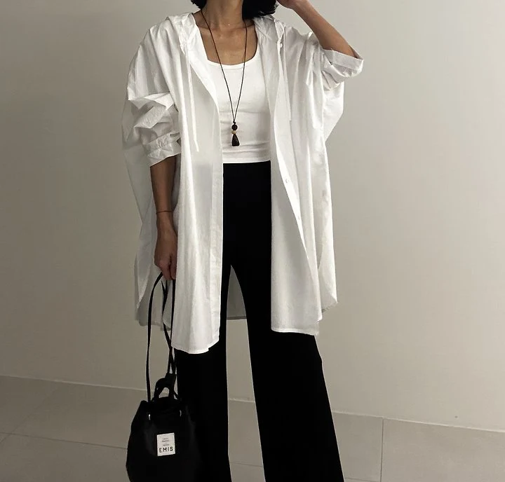 Ripple - Korean Women Fashion - #womensfashion - Secret Long Shirt