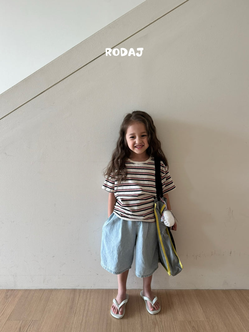 Roda J - Korean Children Fashion - #childrensboutique - Color Stripe Tee - 12