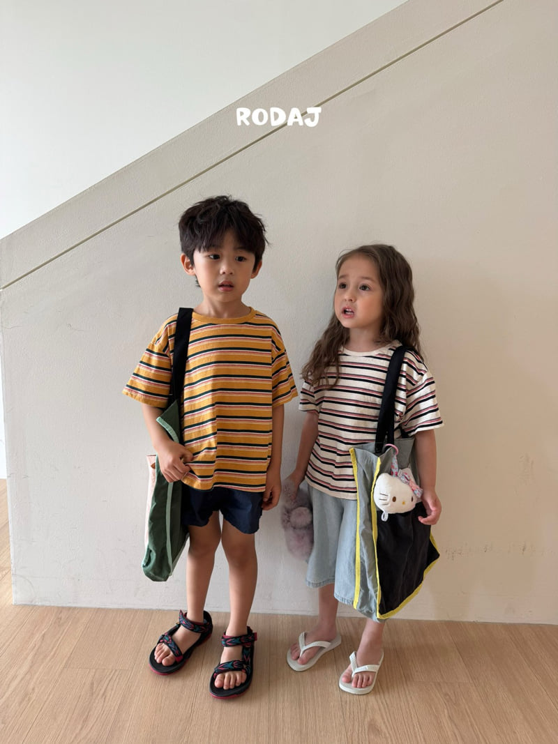 Roda J - Korean Children Fashion - #Kfashion4kids - Color Stripe Tee - 4