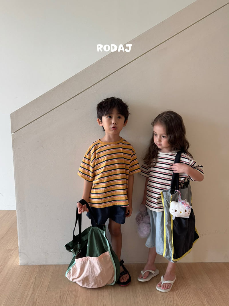 Roda J - Korean Children Fashion - #magicofchildhood - Color Stripe Tee - 5