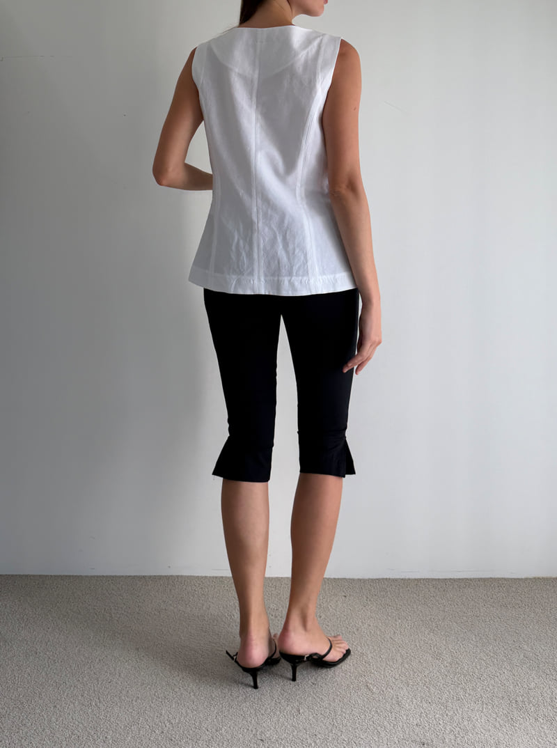 Roomk - Korean Women Fashion - #momslook - Boat Neck Vest - 6