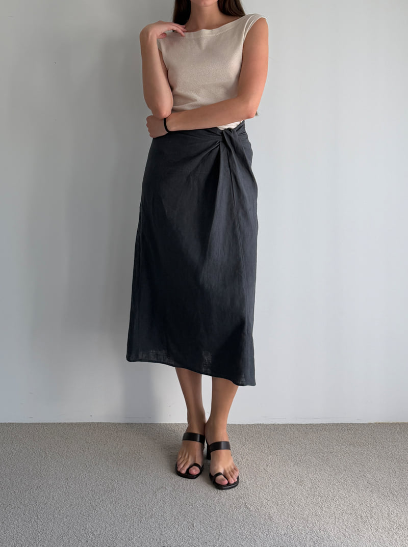 Roomk - Korean Women Fashion - #momslook - Twist Skirt - 3