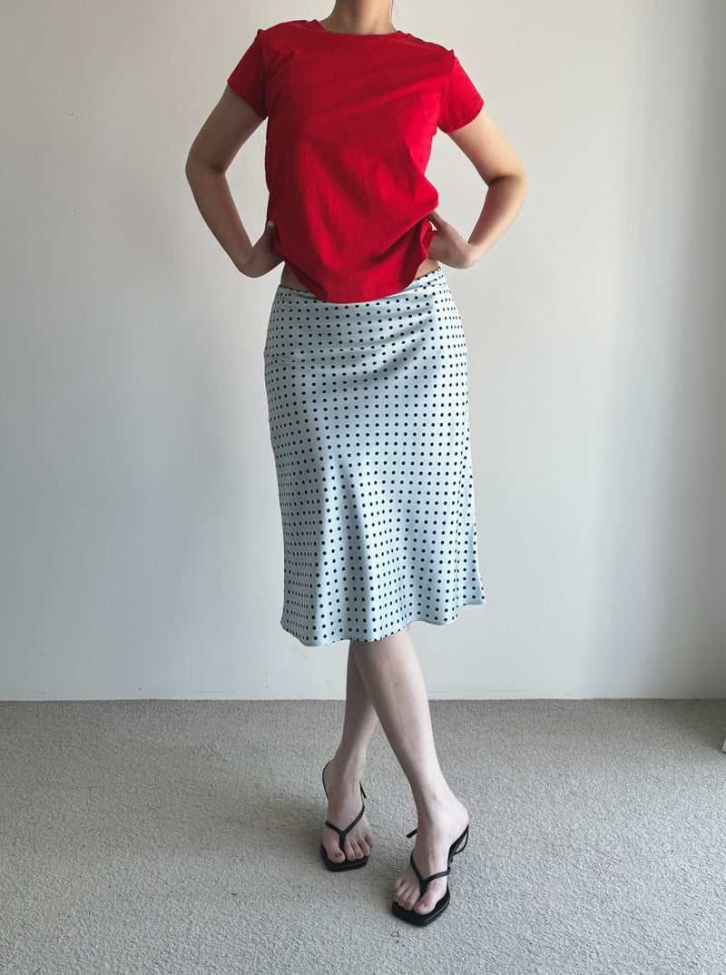Roomk - Korean Women Fashion - #womensfashion - Dot Skirt - 5