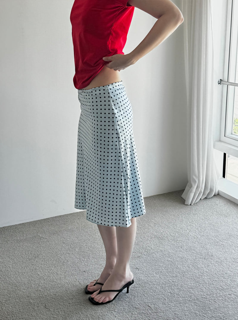 Roomk - Korean Women Fashion - #womensfashion - Dot Skirt - 7