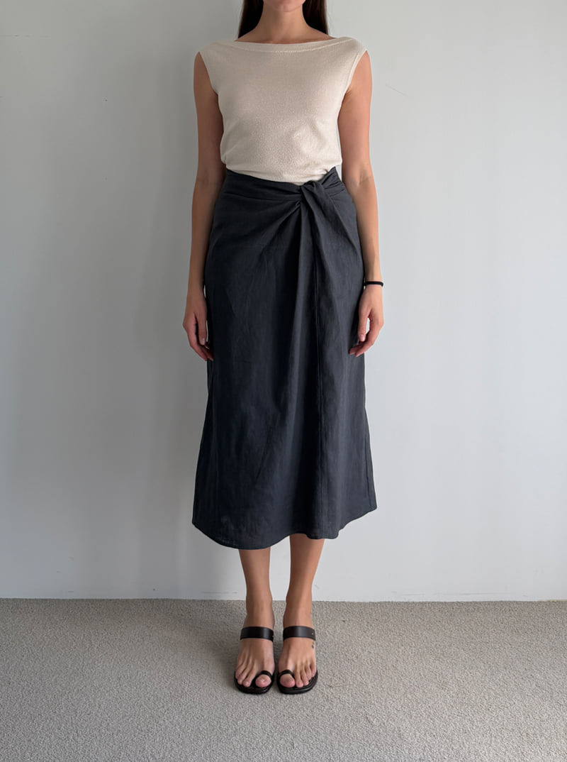 Roomk - Korean Women Fashion - #womensfashion - Twist Skirt - 2