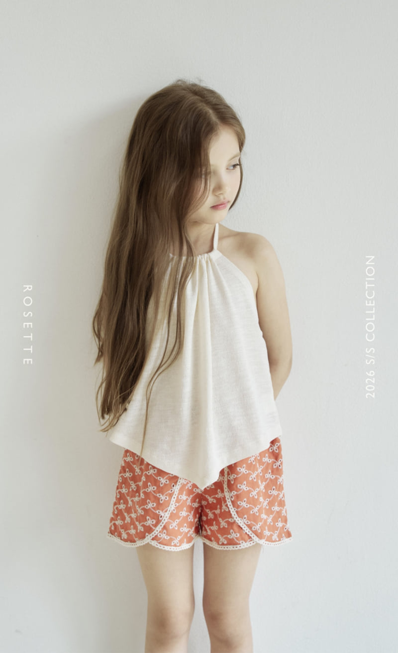 Rosette - Korean Children Fashion - #kidsshorts - Summer Halter Tee - 8