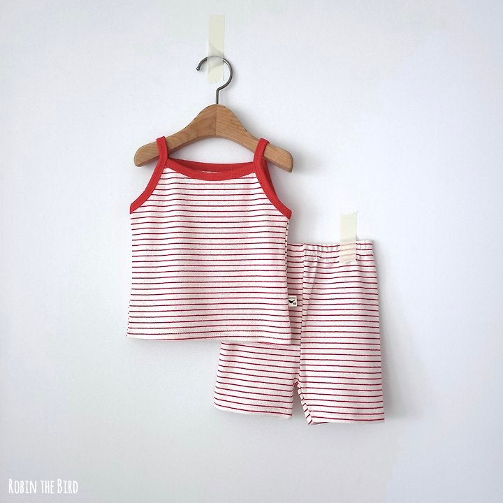 Saerobin - Korean Children Fashion - #discoveringself - Striped Sleeveless Easywear - 8