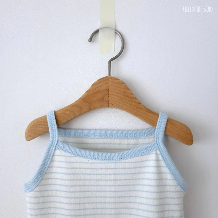 Saerobin - Korean Children Fashion - #prettylittlegirls - Striped Sleeveless Easywear - 3
