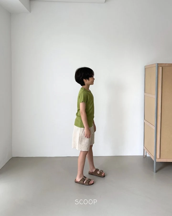 Scoop - Korean Children Fashion - #kidzfashiontrend - Modal Ribbed Tee - 4
